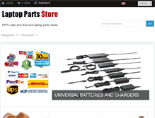 Tablet Screenshot of laptopartstore.com